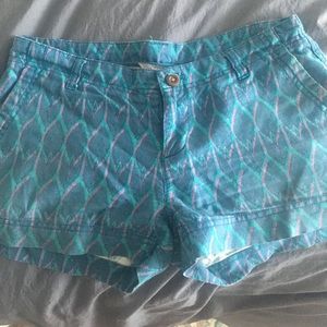 North Face linen shorts